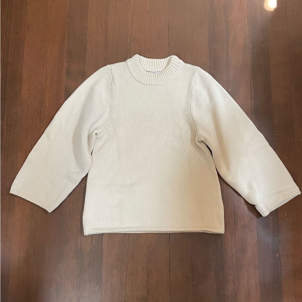 Toteme Cashmere Blend Monogram Sweater Knit Oversized